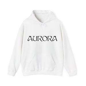 Aurora - logo Premium Unisex Hoodie, Music Merch, Tour merch Birthday Gift