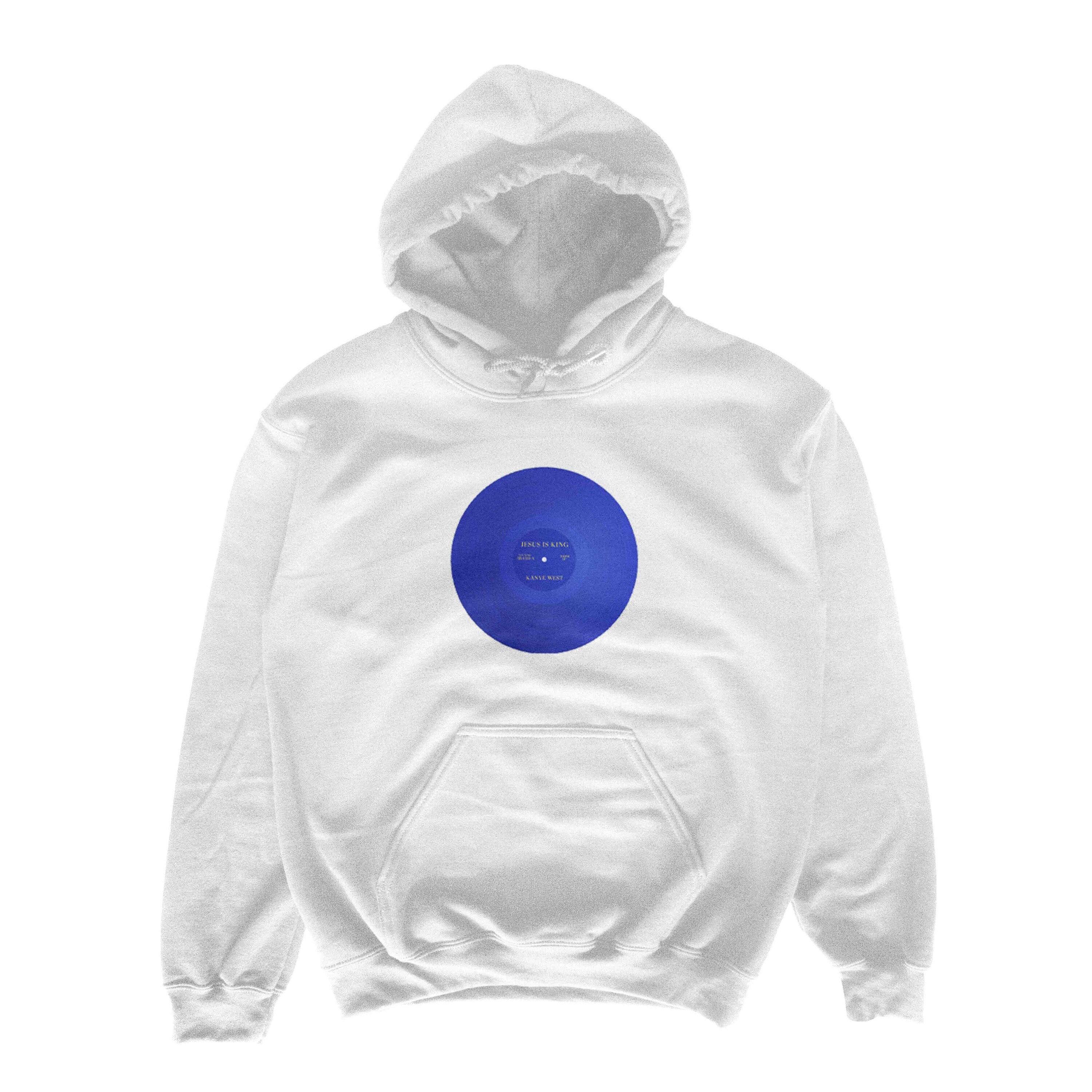 Kanye West Jesus Is King Vinyl I Hoodie Blue Men's - FW19 - US