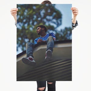 J Cole - 2014 Forest Hills Drive Premium Matte vertikales Poster