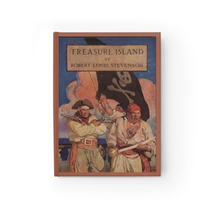 L'île au trésor, reproduction de la première édition PETIT journal - Cahier BLANK - lecteurs, écrivains, pirates, marins, aventure ; 5"X7"