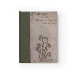 Emily Dickinson, pierwsze wydanie reprodukcji MNIEJSZY dziennik - PUSTY notatnik - prezent dla czytelników, pisarzy, miłośników książek; 5"x7"