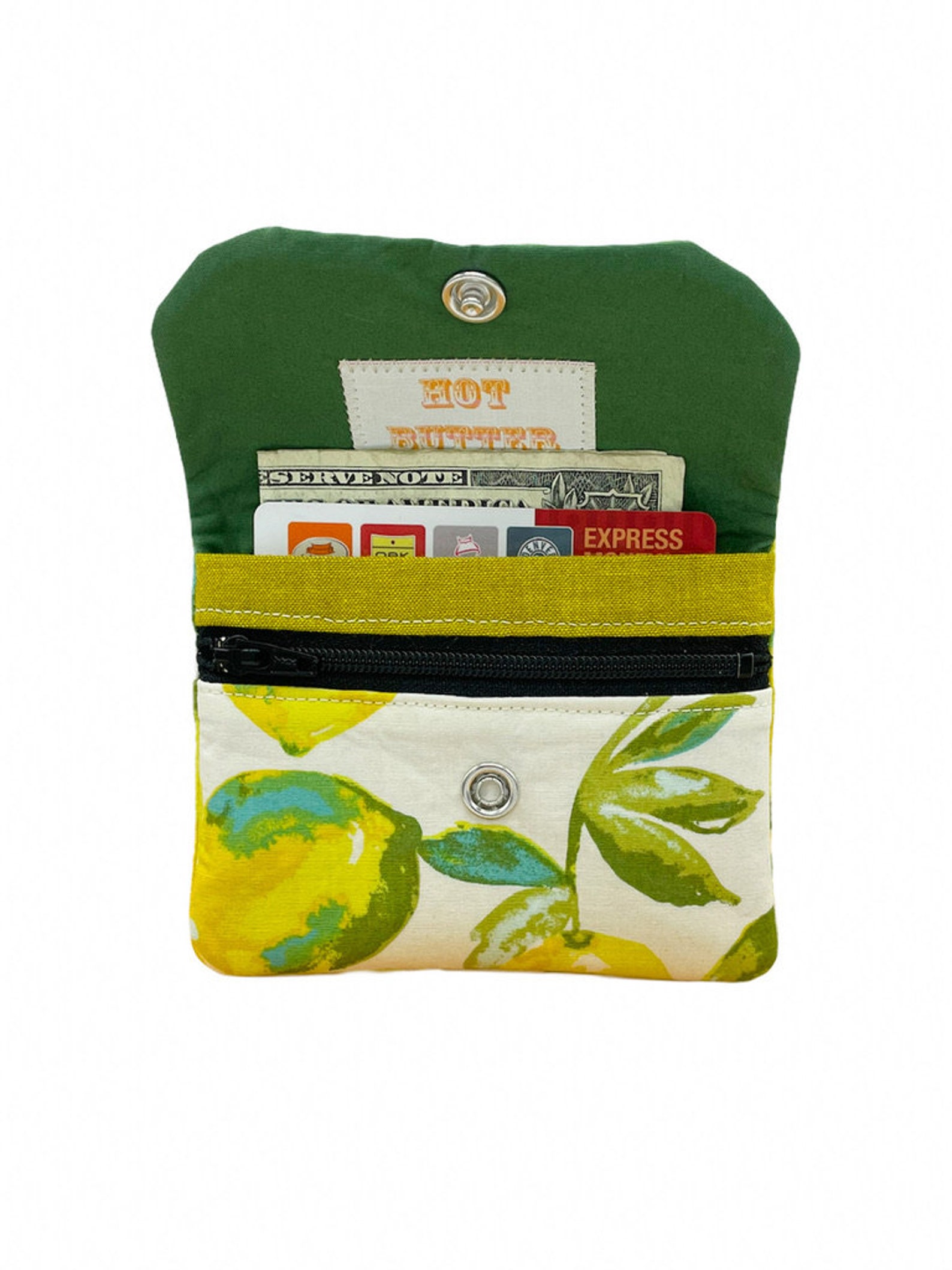 sticky lemon wallet bag