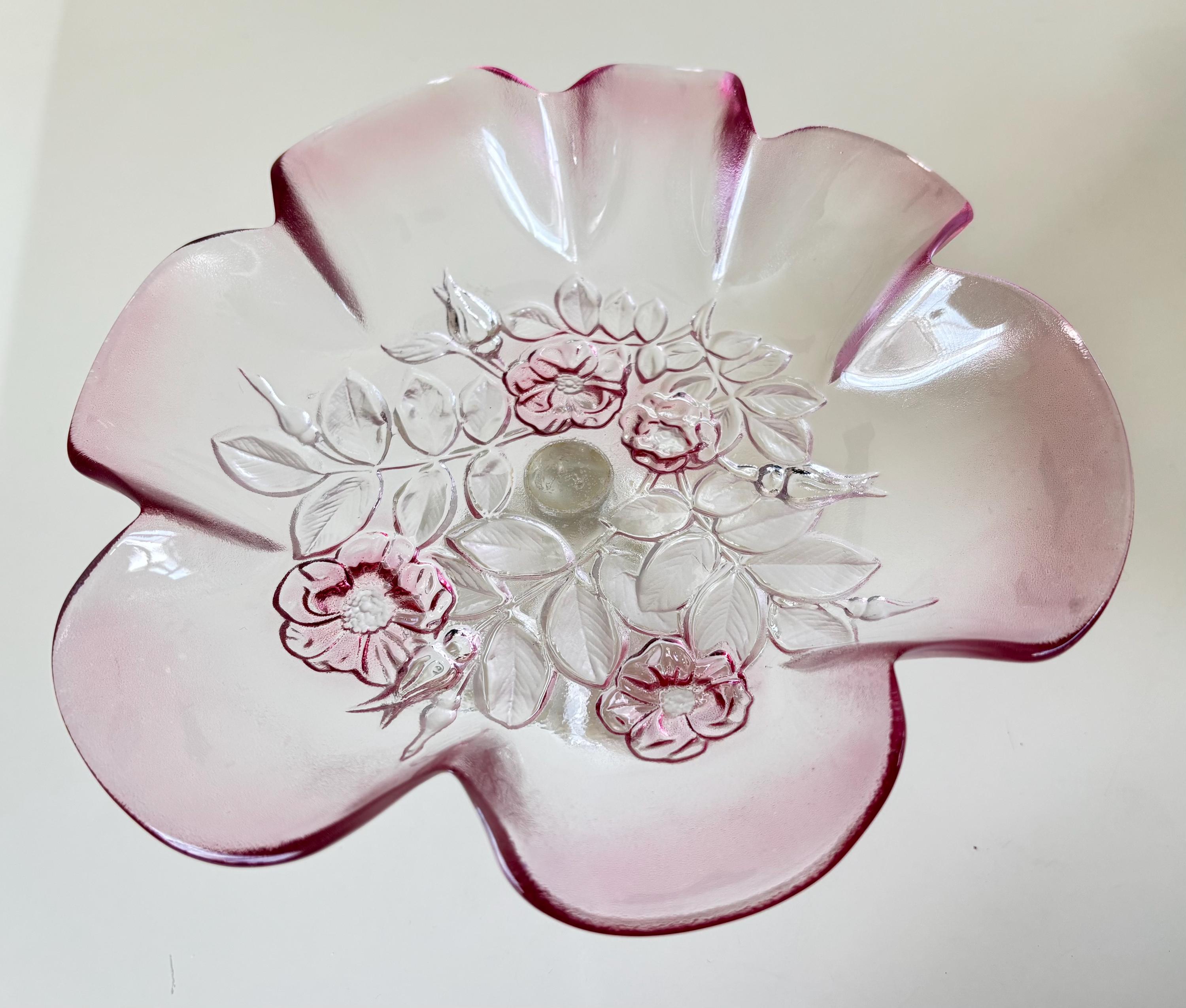 Vintage Walther Glas ( Germany ) Mikasa Rosella Crystal Cake