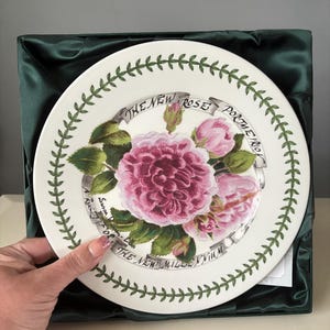 0002! Number 2 / 2000 Made, Rare Limited Edition 2000 Portmeirion ‘The Millenium Collection’ The New Rose Plate - Boxed & Certificate.