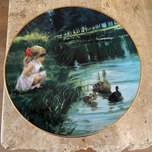 Vintage 1992 Limited Edition Donald Zolan &#39;Morning Discovery&#39; The World Of Zolan Bordencollectie No0193A Decoratief bord Pemberton & Oakes