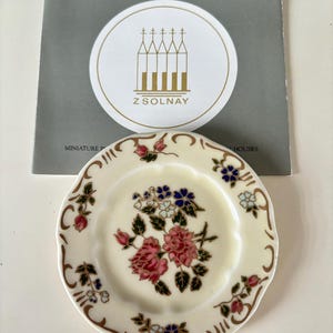 ジョルナイ ZSOLNAY 耳付き大皿 ケーキ皿 計7枚 ハンガリー 【未使用】 Zsolnay plate - Etsy 日本