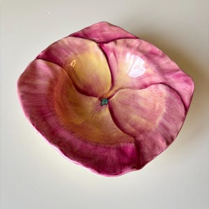 Rare Beautiful Vintage Royal Venton Ware  Floretta Flower Bowl, Royal Pottery, Signed Francis Phillips, Burslem Made In England. A192