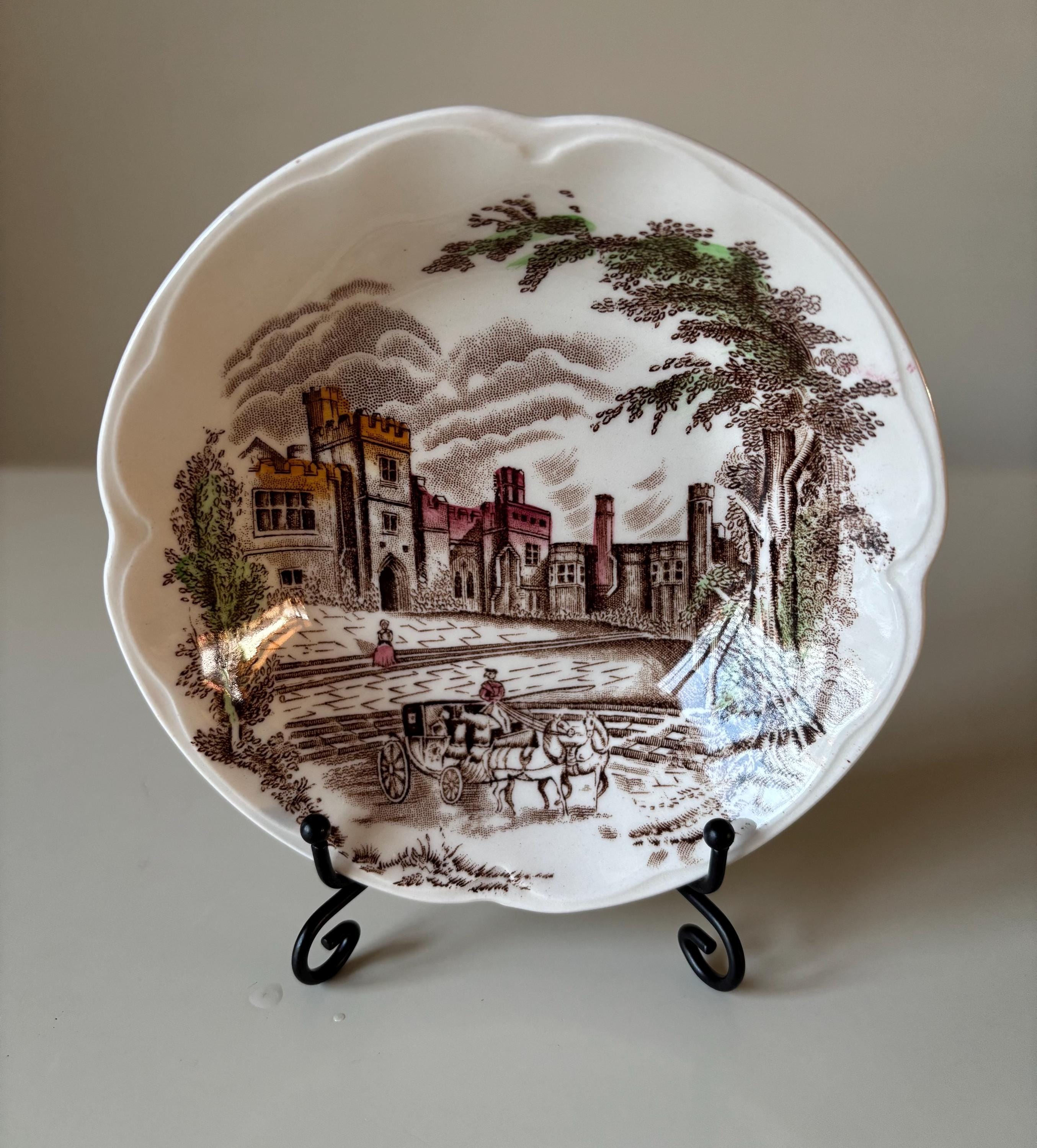 Rare C1930's Vintage Johnson Bros Brothers Fruit / Butter Dish