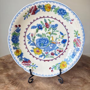 Rare Antique c1930 Masons Patent Ironstone China ‘Regency’ Large Saucer / Small Plate, Very Good Condition. English Collectors Pottery.