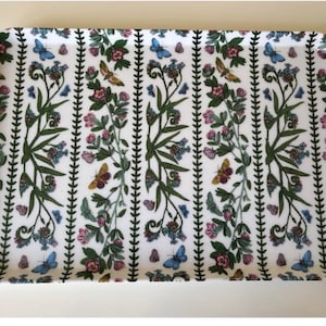 Portmeirion 'The Botanic Garden' Melamin Servier- / Tee- / Abendessen- / Tablett, 44,5 x 29,5 cm Gsrden Blumen, Sammlerstück, Made in England.