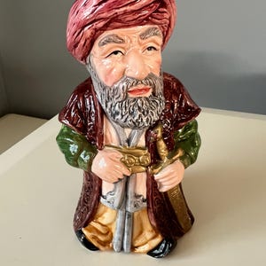 Leonardo Collectable Toby Jug 15cm Bar Breweriana Bar English Pottery.