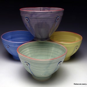 Button Ceramic Soup Bowl, Cereal Bowl