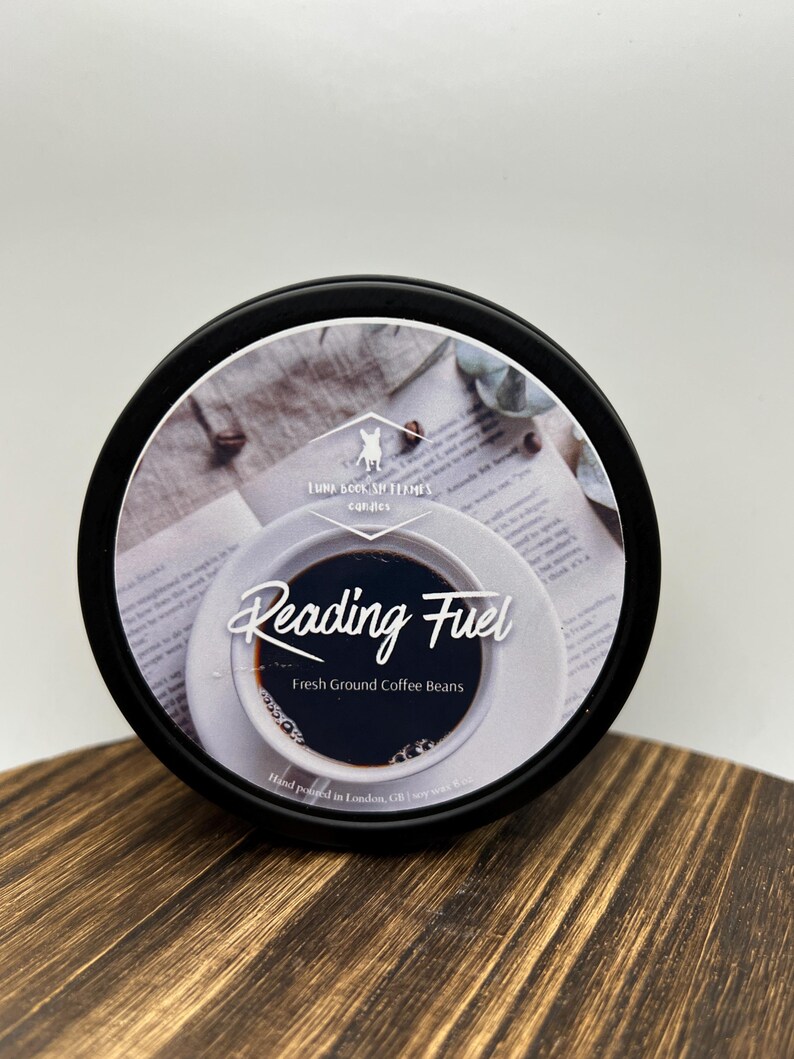 Reading Fuel Bookish Candle Bookish & Literary Inspired Wood Wick