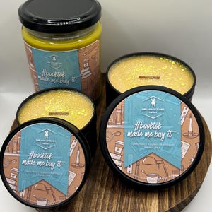 Booktok Made Me Buy It | Bookish Candle | Bookish & Literary Inspired | Wood Wick Candles | Handmade Candles | Bookish Candles Gift