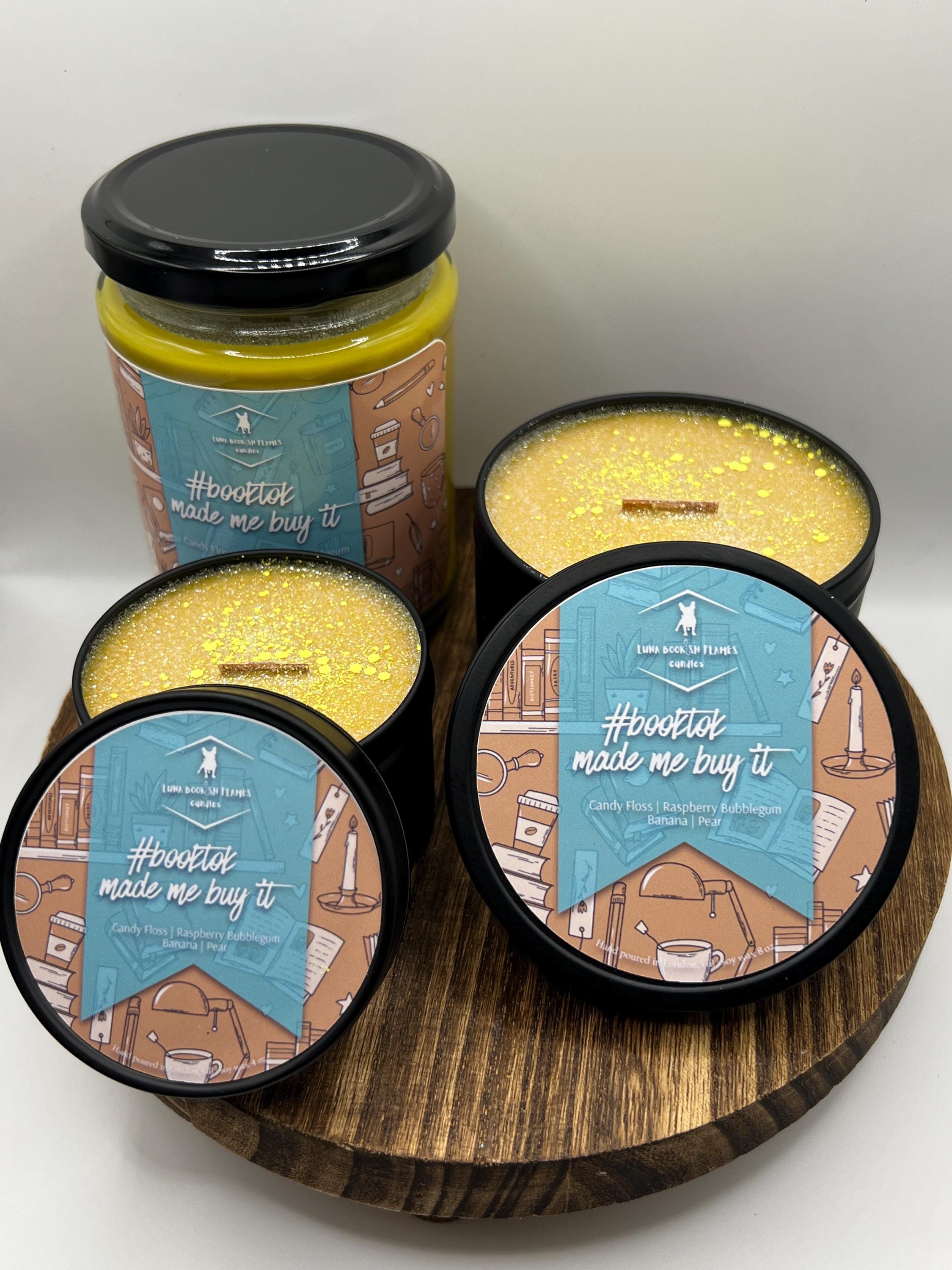 Booktok Made Me Buy It | Bookish Candle | Bookish & Literary Inspired | Wood Wick Candles | Handmade Candles | Bookish Candles Gift