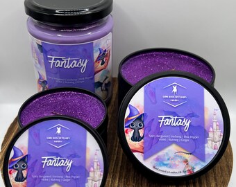 Fantasy | Bookish Candle | Bookish & Literary Inspired | Wood Wick Candles | Handmade Candles | Bookish Candles Gift