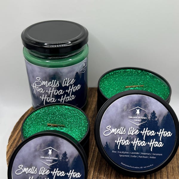 Twilight Inspired Soy Candle | Smell Like Hoa ,Wood Wick Candle