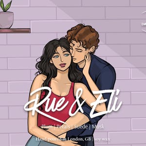Rue and Eli | Bookish Candle | Bookish & Literary Inspired | Wood Wick Candles | inspired by Not in Love  | Bookish Candles Gift