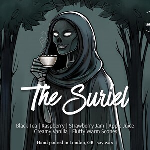 The Suriel  | Bookish Candle | Officially Licensed A Court of Thorns and Roses Candle  | Wood Wick Vegan Candles | Handmade Candles