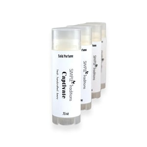 Captivate Solid Perfume | Bergamot | Jasmine | Patchouli | Vanilla | Perfume | Scented | Fragrance | Gift for Her | Perfume Stick | Women