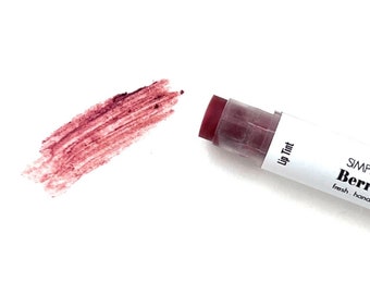 Tinte labial Berry Blush: color rosa natural, cuidado labial hidratante