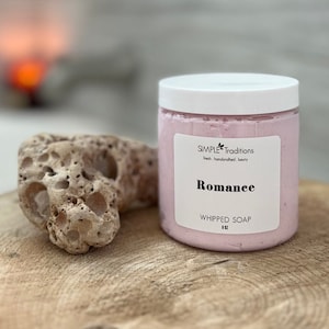 Romance Floral Scent Whipped Soap: Vegan Luxury Soap