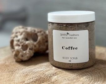 Coffee Scrub: Vegan Exfoliating Body & Shaving Soap