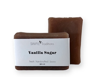 Vanilla Soap Bar | Handcrafted Soap | Artisan Soap | Vegan Soap | Olive Oil Soap | Vegan Skincare