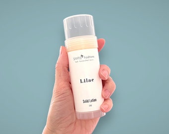 Lilac Solid Lotion Bar: Fuktighetskräm för torr hud