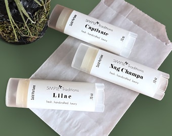 Solid Perfume Sticks Set | Floral, Fruity, Woody Scents