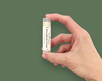 Pistachio Ice Cream Lip Balm: Beeswax Moisturizing Balm