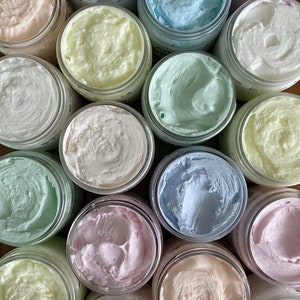 2 oz Vegan Whipped Soap Sample: Moisturizing Soap, Travel Size