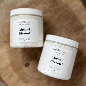 Almond Biscotti Sugar Scrub Body Scrub Exfoliating Scrub Exfoliating Soap Great for Shaving Smooth Skin image 7