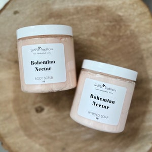 Bohemian Nectar Patchouli Exfoliating Soap Sugar Scrub Dry Skin Shaving Soap Body Scrub Unisex Scrub 画像 4