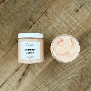 Bohemian Nectar Patchouli Exfoliating Soap Sugar Scrub Dry Skin Shaving Soap Body Scrub Unisex Scrub 画像 5