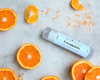Creamsicle Lip Balm: All Natural Orange Essential Oil