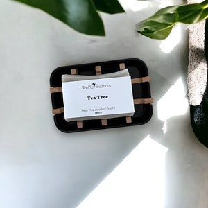 Tea Tree Face and Body Soap Bentonite Clay Acne Soap All Natural Vegan Handmade Soap Unisex Soap Best Artisan Soap image 3