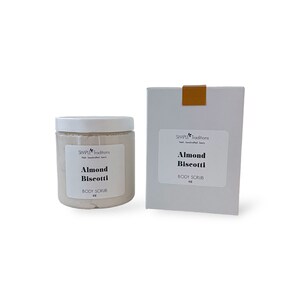 Almond Biscotti Sugar Scrub Body Scrub Exfoliating Scrub Exfoliating Soap Great for Shaving Smooth Skin image 3