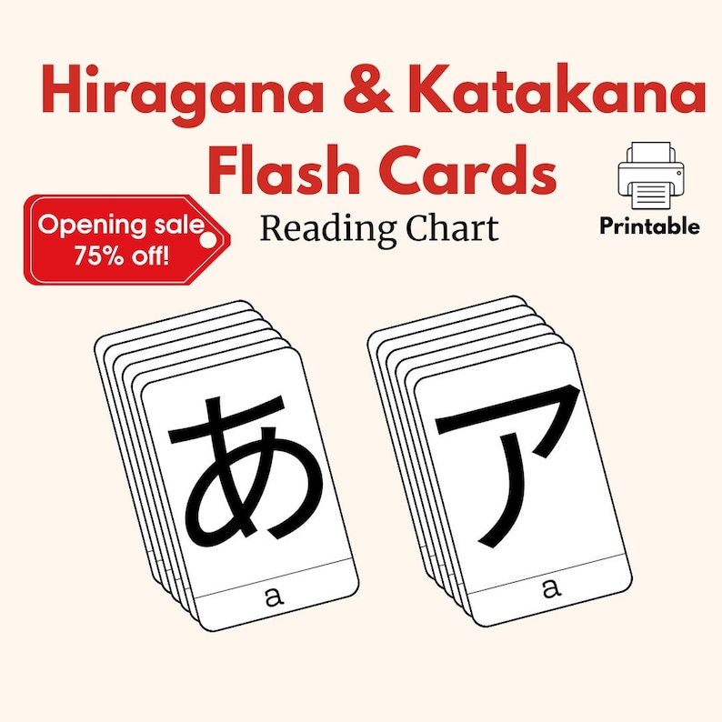 Hiragana and Katakana Flash Cards - Il 794xN.6162283646 A3w2 