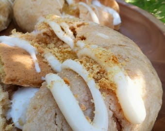 Lemony S'mores Cookie Recipe | Loaded & Stuffed Bakery-Style Cookies | Digital Download
