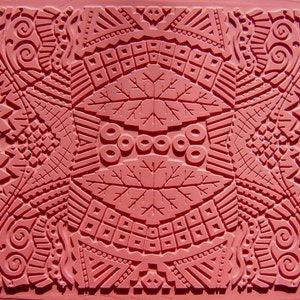 River&#39;s Edge Rubber Stamp: Intaglio Pattern Sheet (7&quot; x 9&quot;)