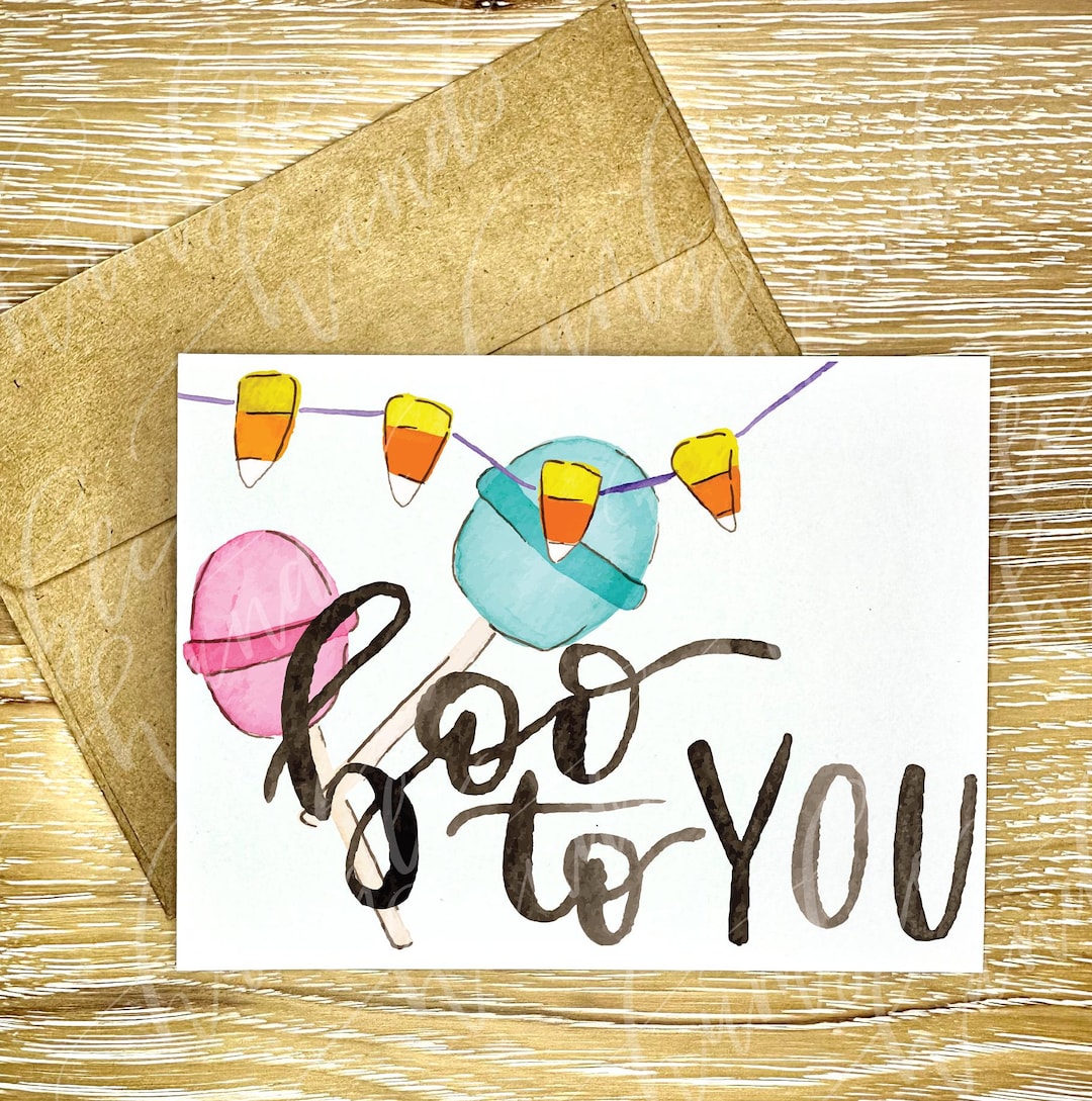 Suggest Boo Boo to YOU! -- Boo Basket Card - Etsy