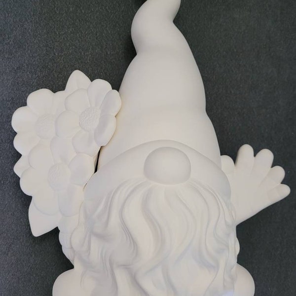 Ready to Paint Ceramic Gnome Etsy