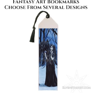 Gothic Fantasy Art BOOKMARK Angels Demons Fairies Unicorn Christmas Winter Mermaid Women