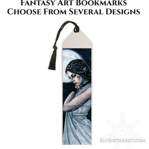 Gothic Fantasy Art BOOKMARK Mermaids Angels Elves Elf Women Feminine Artwork Colorful Centaur