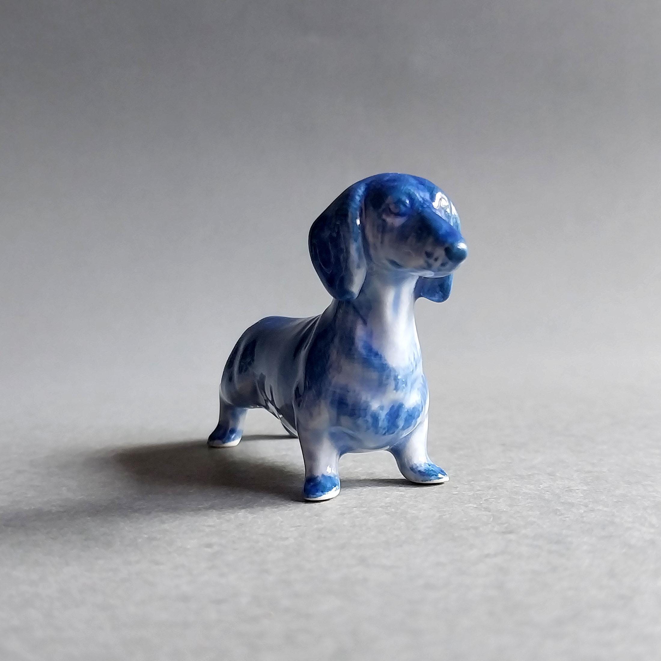 Tazza in ceramica, realizzato a mano, motivo:cane Bassotto