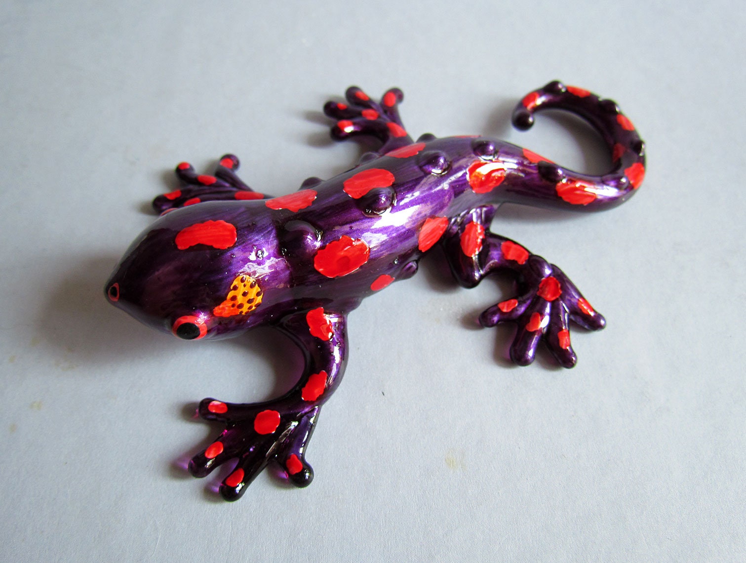 Cute Frog Hand Blown Glass Figurine Collectibles Miniature Animal Art Decor Gift