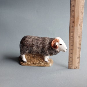 Handmade Porcelain Salt and Pepper Shaker Sheep Ceramic Figurine Brown Dinner Table Decor Hand Paint Novelty Gifts image 7