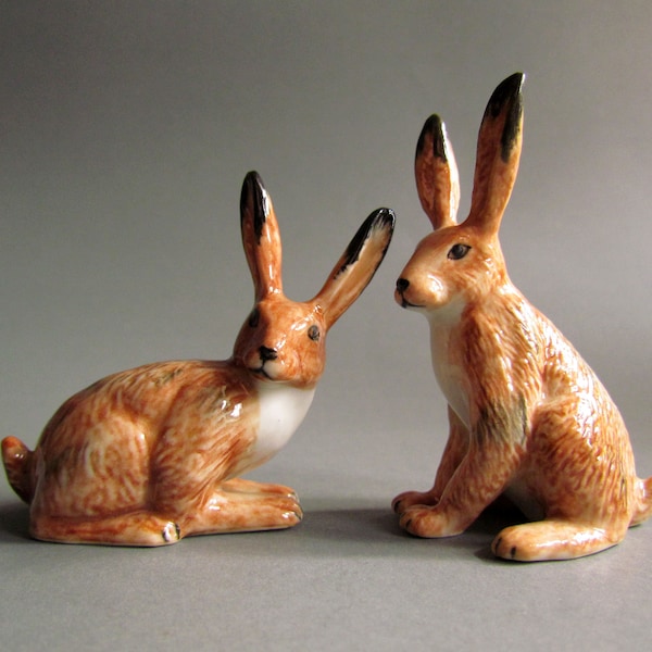 Easter Rabbit Figures - Etsy
