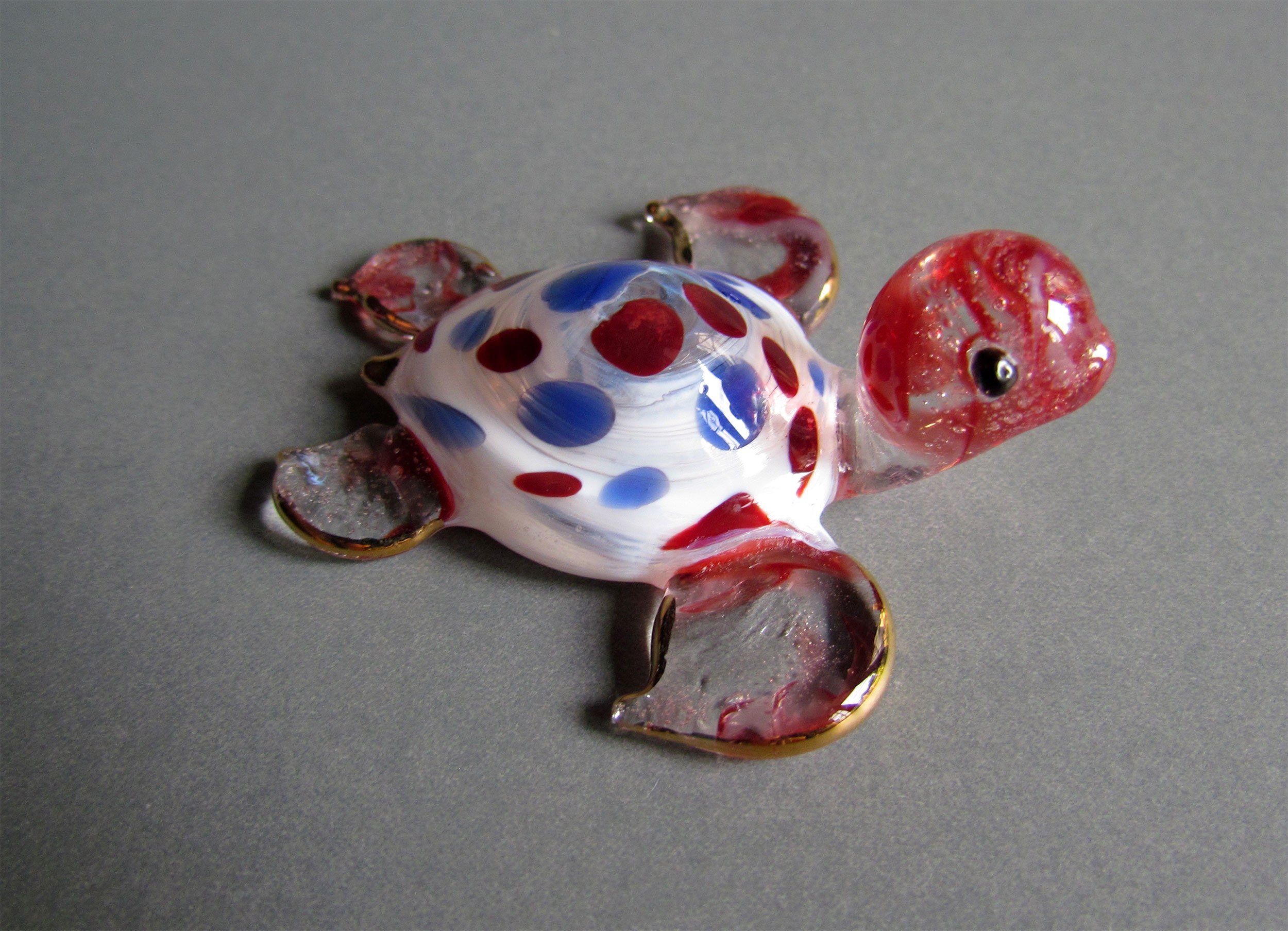 VINTAGE MURANO ムラーノ ガラス 置物 タートル 亀 亀 雑貨